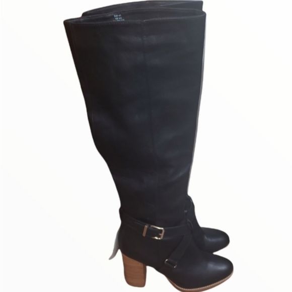 *NWT*H&M Black Knee high boots size:9.5 - Picture 2 of 6